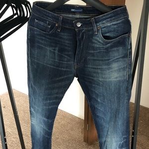 LMC rail straight washed jeans